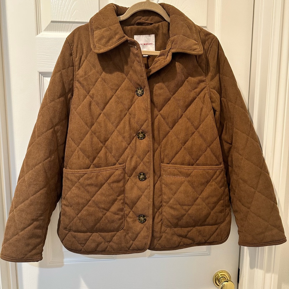 Lucky Brand Woman’s  Quilted Barn Jacket. Size M